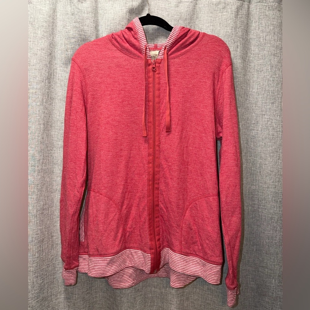 Faded Glory Women's Red Zip-Up Hoodie XLarge